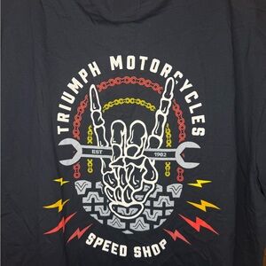 Triumph Black Graphic t shirt